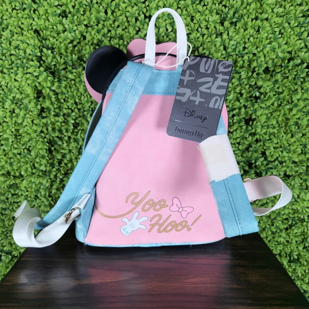Loungefly Disney Minnie Mouse Western Cowgirl Cosplay Mini Backpack WDBK3525 NEW